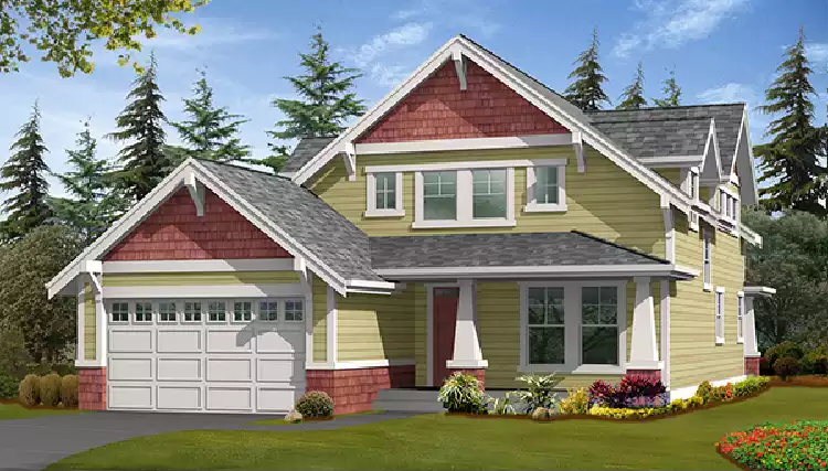 image of bungalow house plan 5595